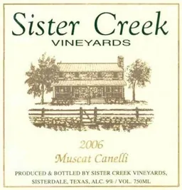 Sister Creek Vineyards Muscat Canelli