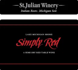 St Julian Winery Michigan Simply Red