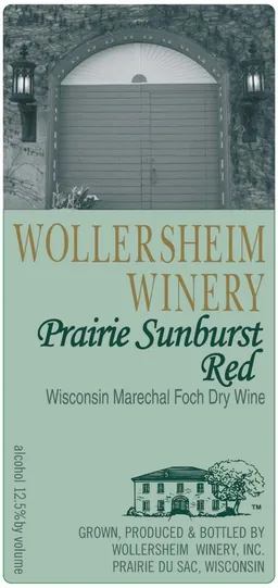 Wollersheim Winery Prairie Sunburst Red