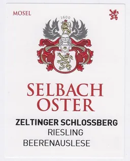 Riesling Beerenauslese Zeltinger Schlossberg