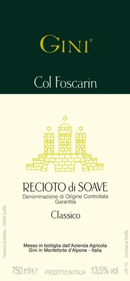 Gini Recioto Di Soave Col Foscarin