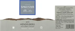 Weingut Spreitzer Riesling Trocken Hallgartener Hendelberg Alte Reben