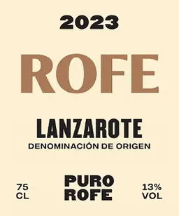 Puro Rofe Lanzarote Blanco Rofe