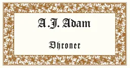 Weingut A.J. Adam Riesling Trocken Dhroner