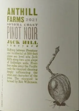 Jack Hill Vineyard Pinot Noir