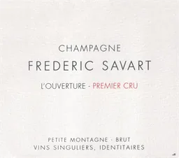 Champagne Frederic Savart L'Ouverture 1er Cru Brut