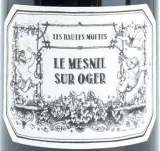 Brut Nature BdB Les Compères Hautes Mottes