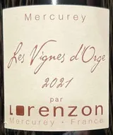 Domaine Bruno Lorenzon Les Vignes d'Orge