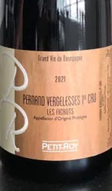Petit-Roy Pernand-Vergelesses 1er cru Les Fichots