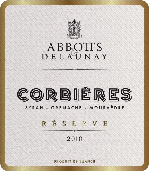 Corbieres Reserve Grenache-Mourvedre-Syrah Bottle