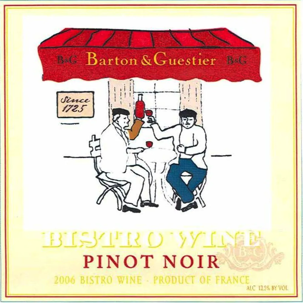 Bistro Wine Pinot Noir Bottle