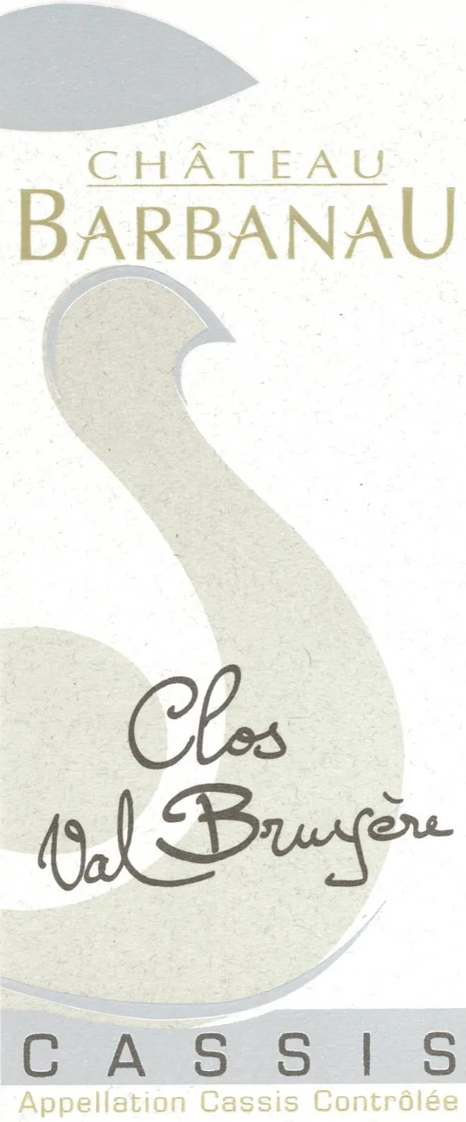 Cassis Clos Val Bruyere Bottle