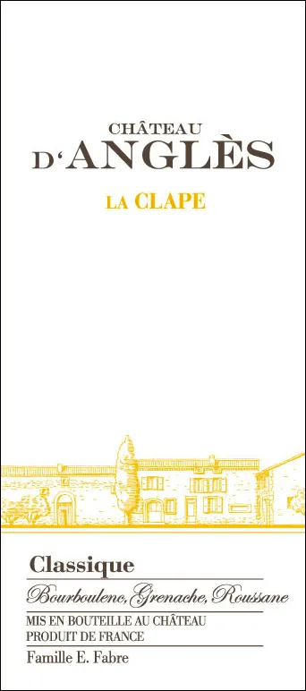 La Clape Classique Blanc Bottle