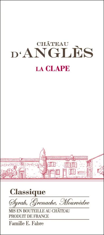 La Clape Classique Rouge Bottle