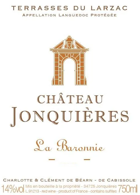 Terrasses du Larzac La Baronnie Bottle