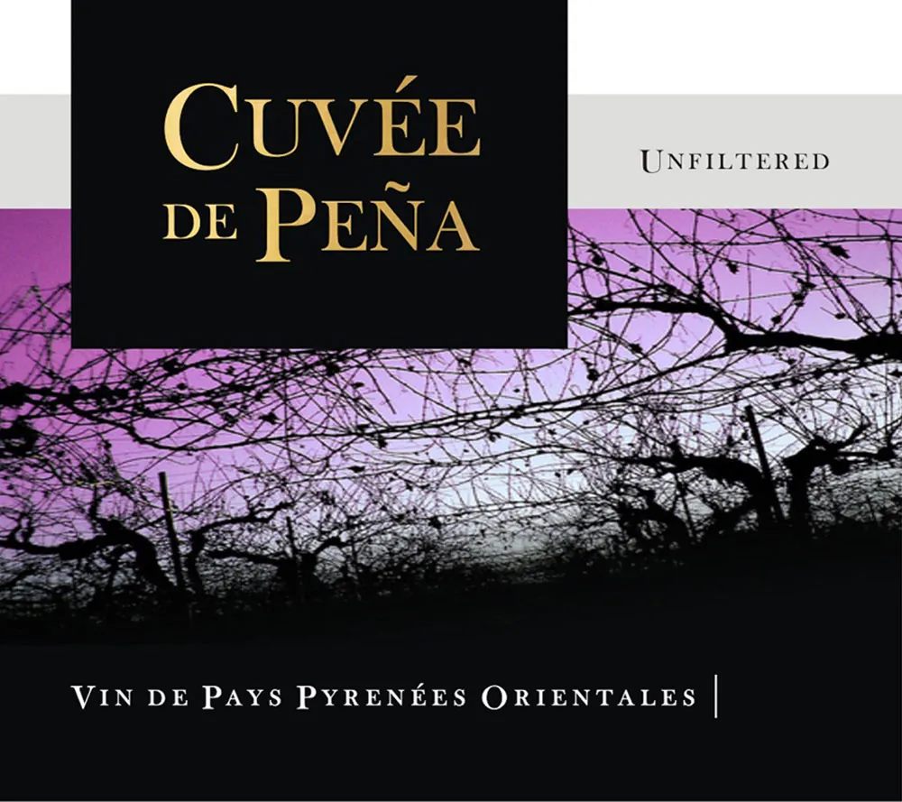 Cuvee de Pena Pyrenees Orientales Bottle
