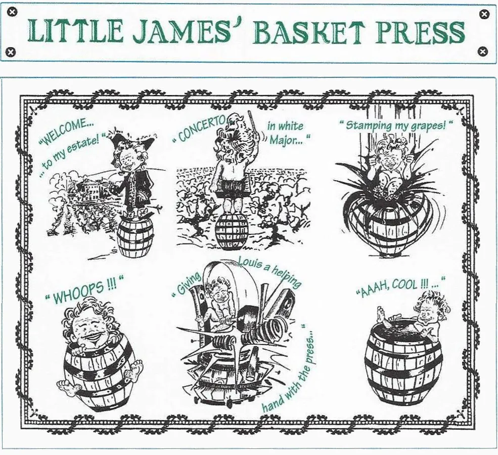 Little James Basket Press Blanc Bottle