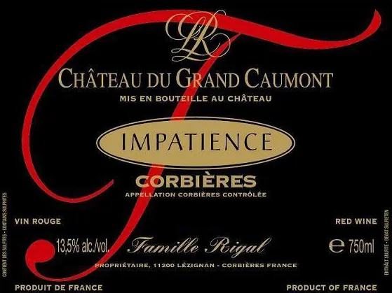 Corbieres Impatience Bottle