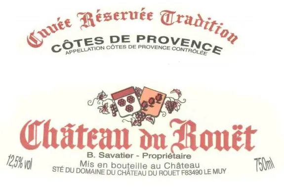 Cotes du Provence Rose Bottle