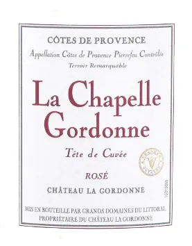 La Chapelle Gordonne Rose Bottle