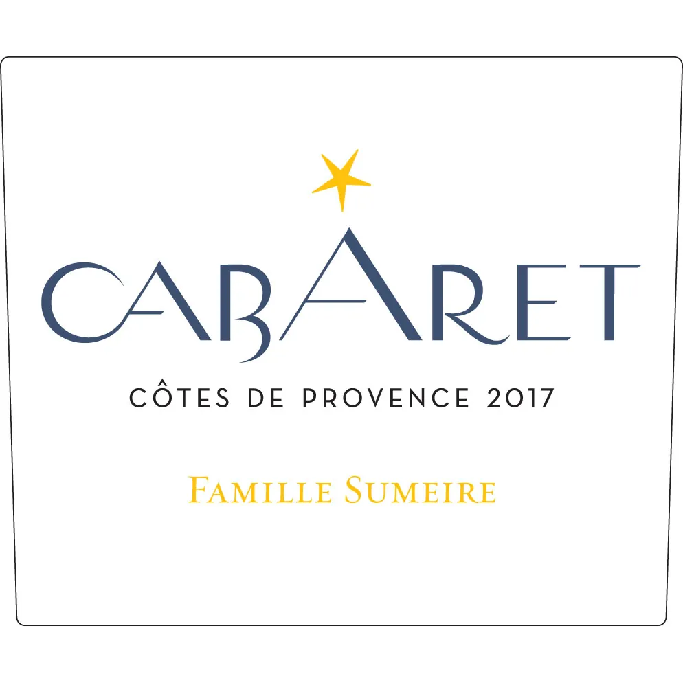 Cotes de Provence Cabaret Rose Bottle