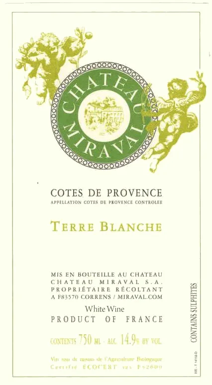 Cotes de Provence Terre Blanche Bottle