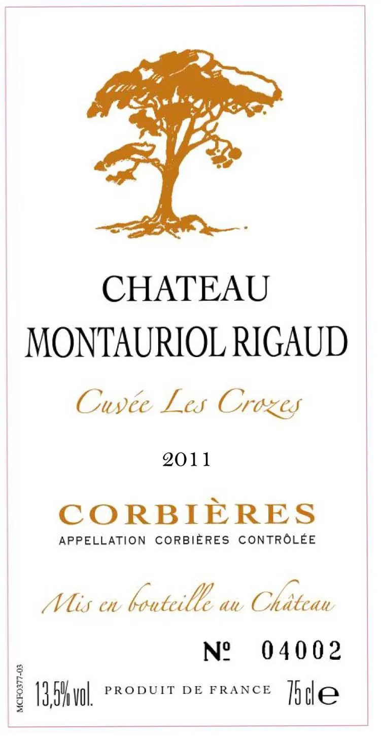 Cuvee Les Crozes Bottle