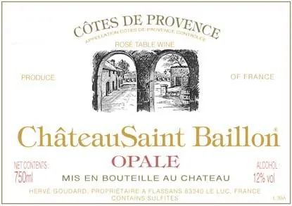 Cotes de Provence Opale Rose Bottle
