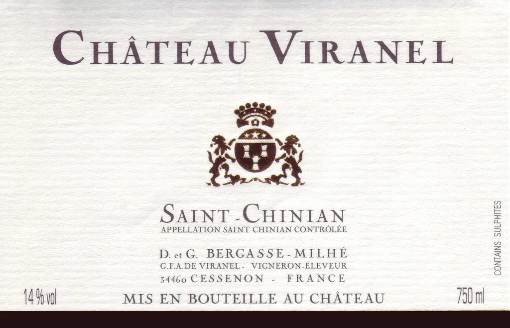 Saint Chinian Bottle