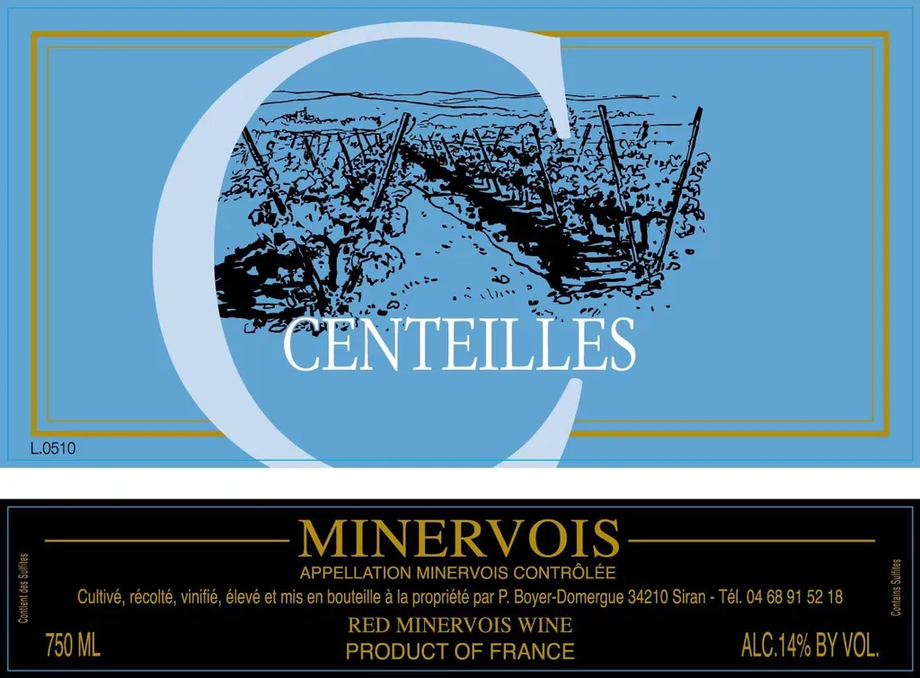 Minervois C de Centeilles Rouge Bottle