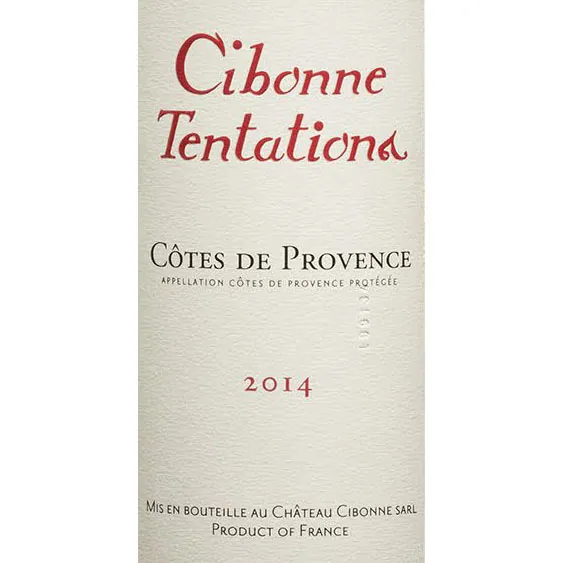 Tentations Red Bottle