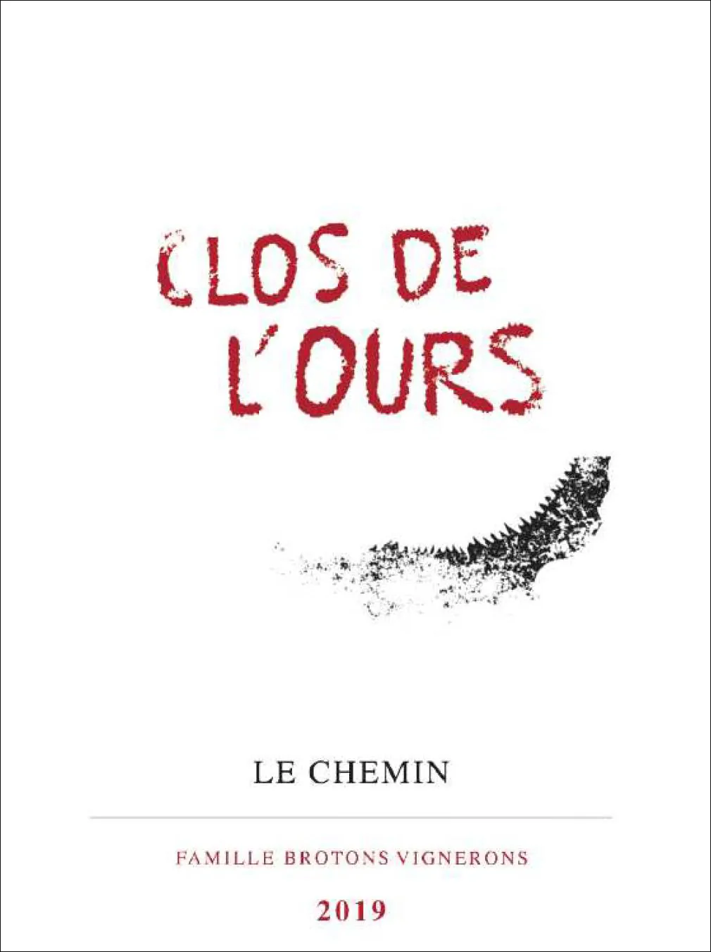 Le Chemin Cotes de Provence Rouge Bottle