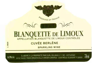 Cuvee Berlene Brut Bottle