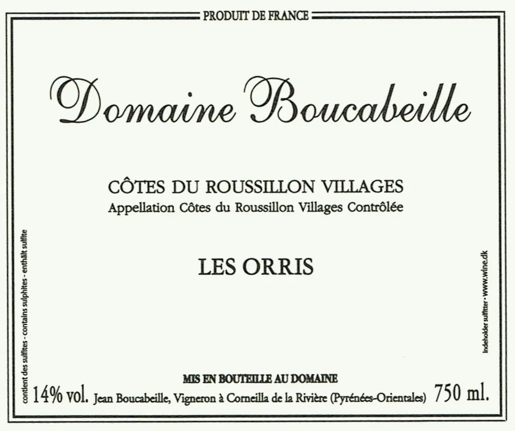 Cotes du Roussillon Villages Les Orris Bottle