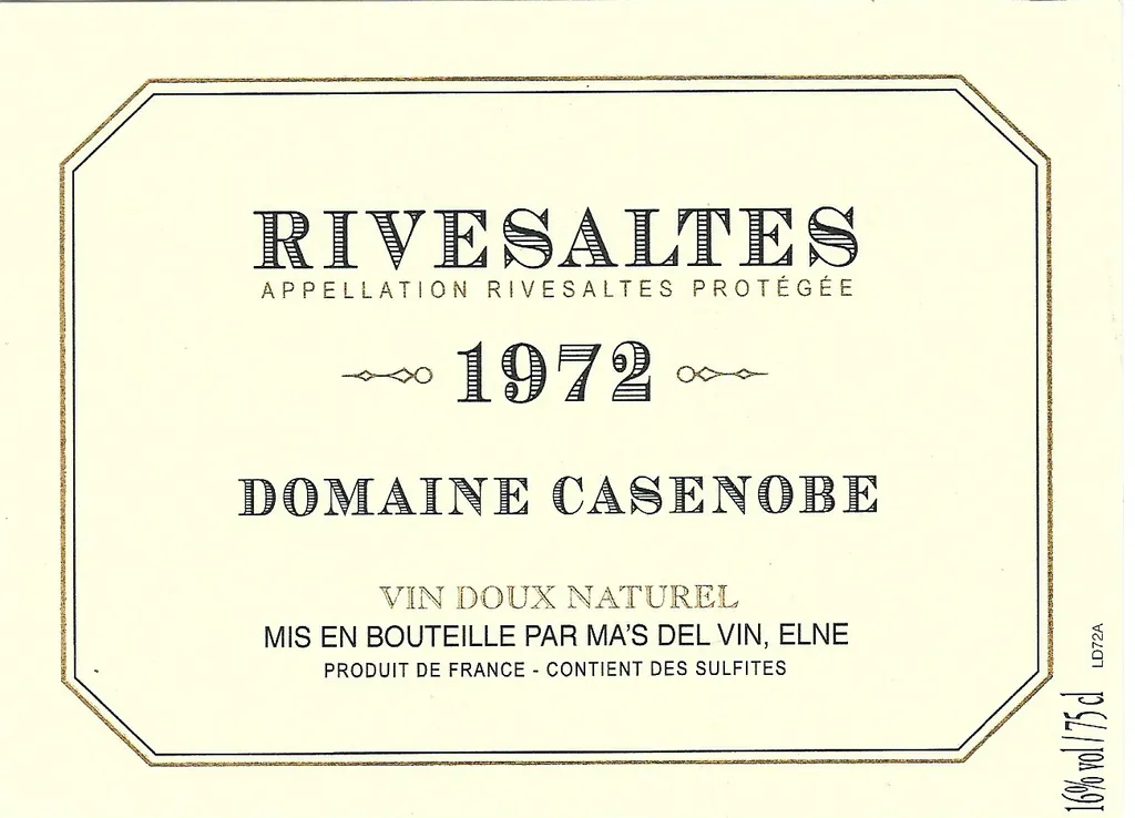 Rivesaltes Bottle