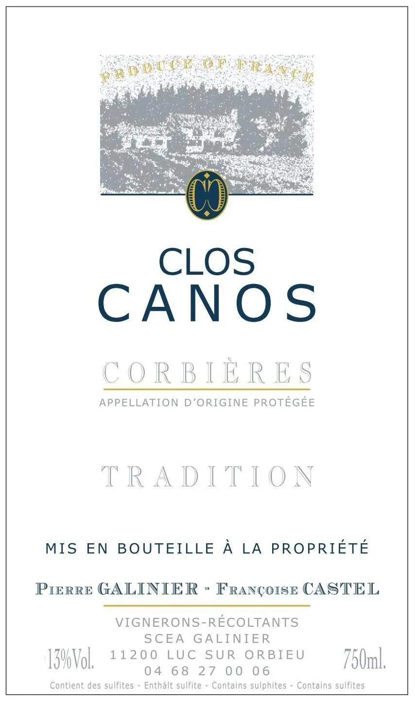 Corbieres Tradition Bottle