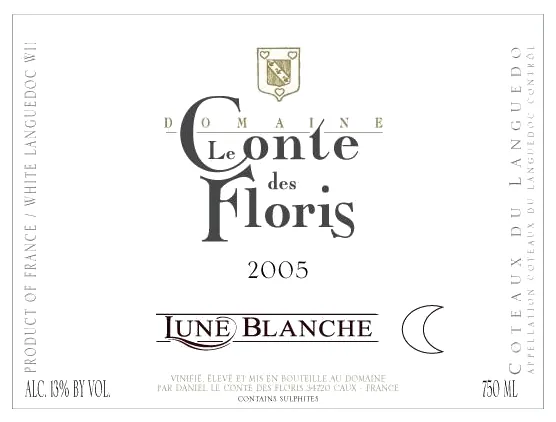 Coteaux du Languedoc Lune Blanche Bottle