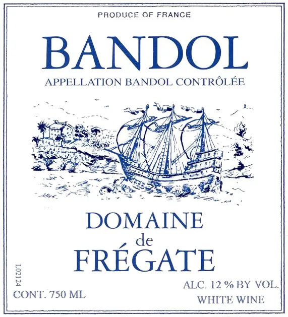 Bandol Blanc Bottle