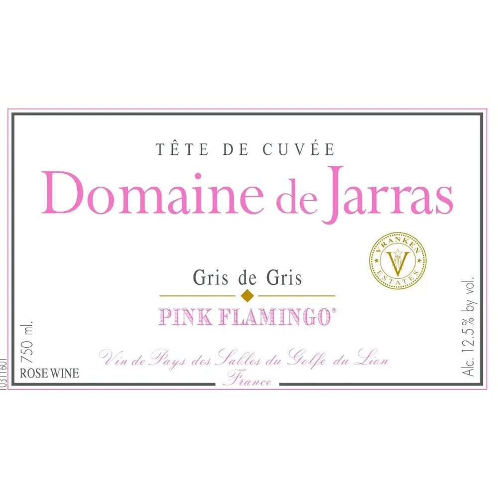 Pink Flamingo Rose Bottle