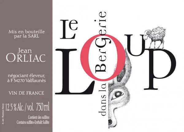 Le Loup Dans la Bergerie Rose Bottle