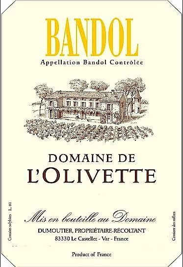 Bandol Rose Bottle