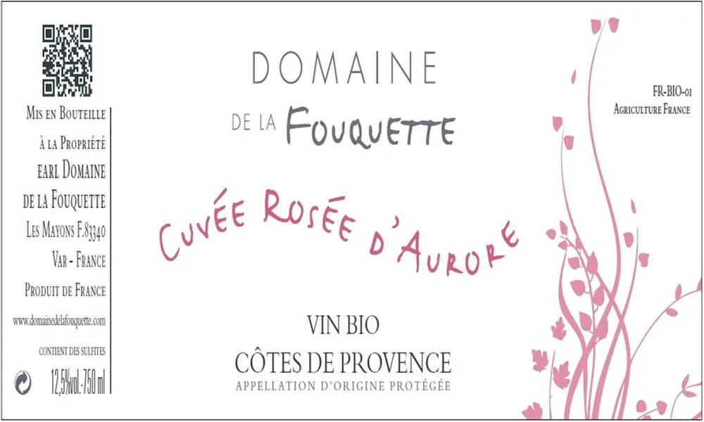 Cuvee Rosee D'Aurore Bottle