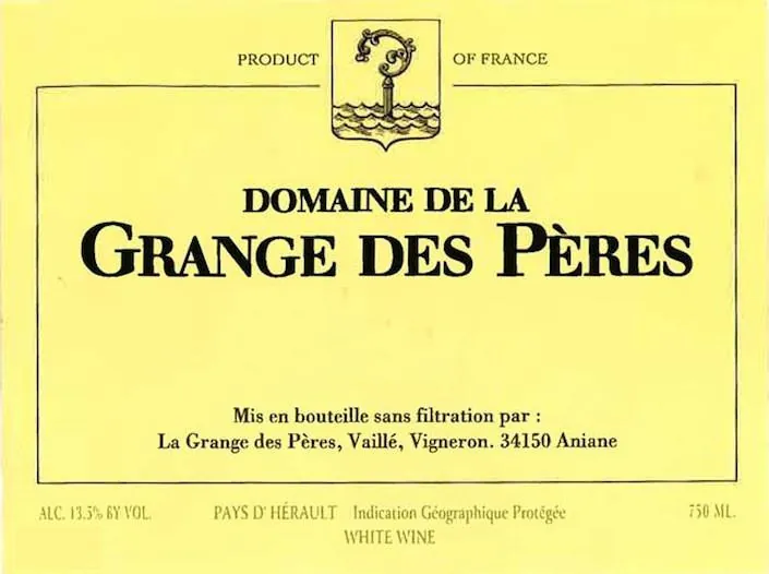 Grange des Peres Pays d'Herault Bottle