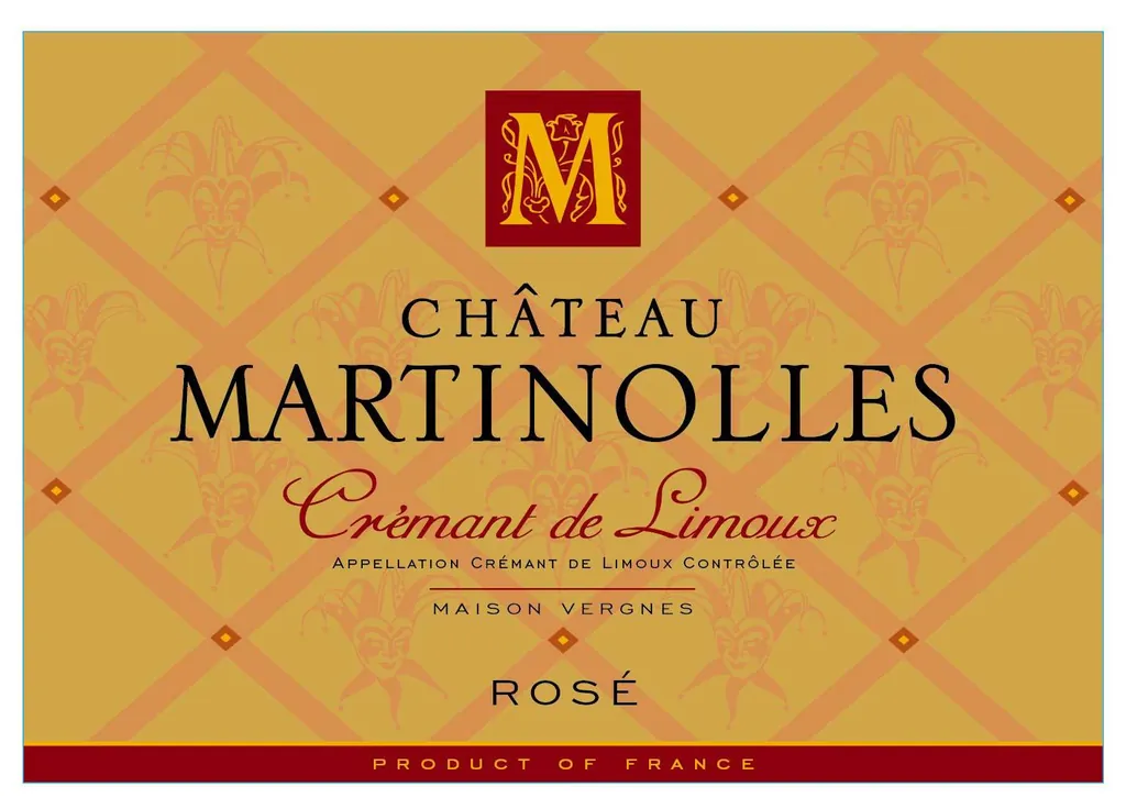 Cremant de Limoux Rose Bottle