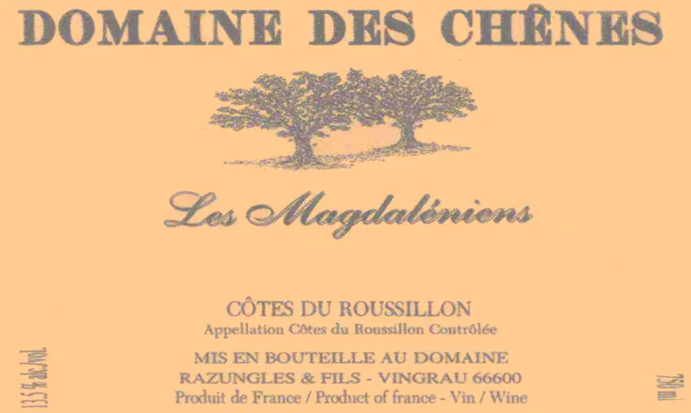 Cotes du Roussillon Les Magdaleniens Bottle
