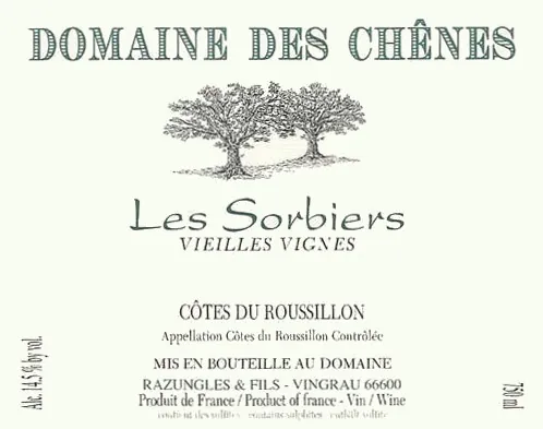 Cotes du Roussillon Les Sorbiers Vieilles Vignes Blanc Bottle