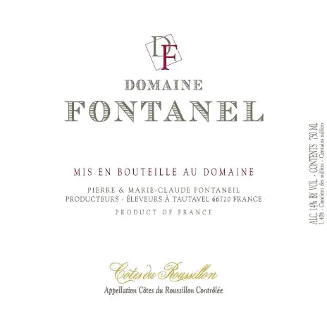 Cotes du Roussillon Rouge Bottle