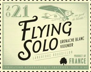 Flying Solo Grenache Blanc Viognier Bottle