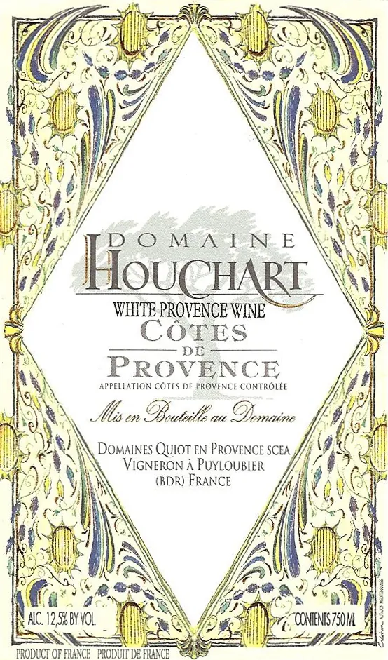Cotes de Provence Blanc Bottle