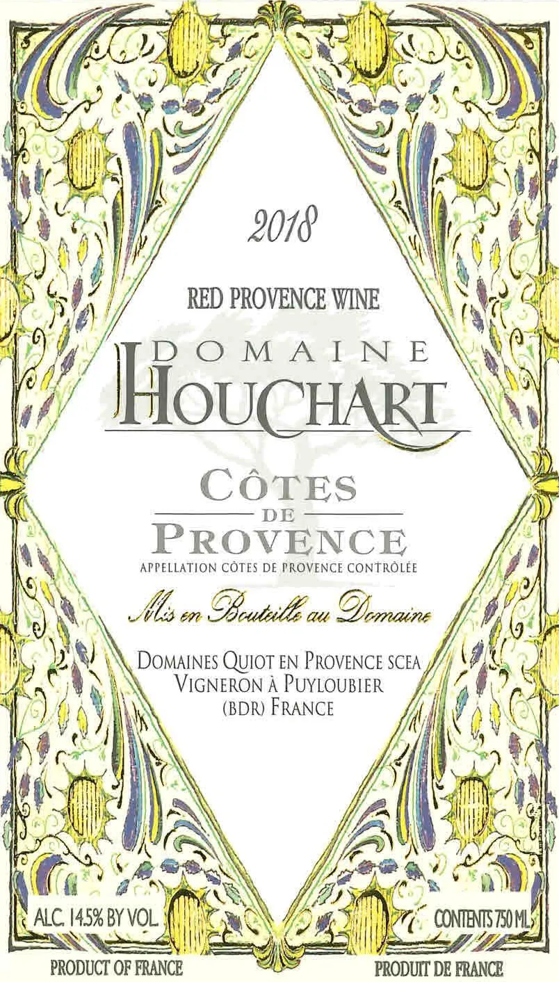 Cotes de Provence Rouge Bottle